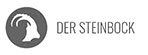 Logo der Pension Steinbock in schwarz-weiß
