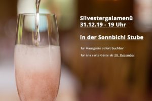 Silvestergalamenü - Sonnbichl Stube
